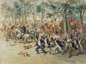 Partenza della spedizione di Burke e Wills, 1860 da Samuel Thomas Gill